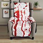 Dripping Blood Print Armchair Protector