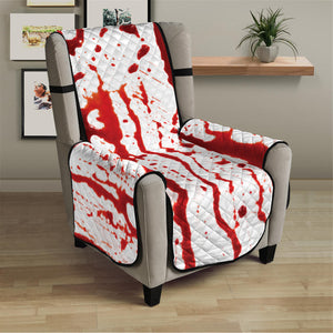 Dripping Blood Print Armchair Protector