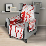 Dripping Blood Print Armchair Protector