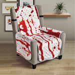 Dripping Blood Print Armchair Protector