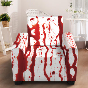 Dripping Blood Print Armchair Slipcover