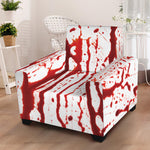 Dripping Blood Print Armchair Slipcover