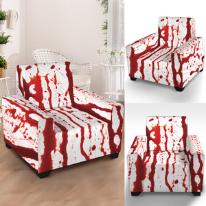 Dripping Blood Print Armchair Slipcover