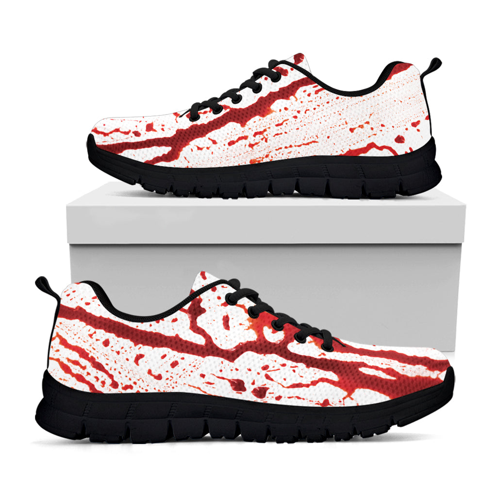 Dripping Blood Print Black Sneakers