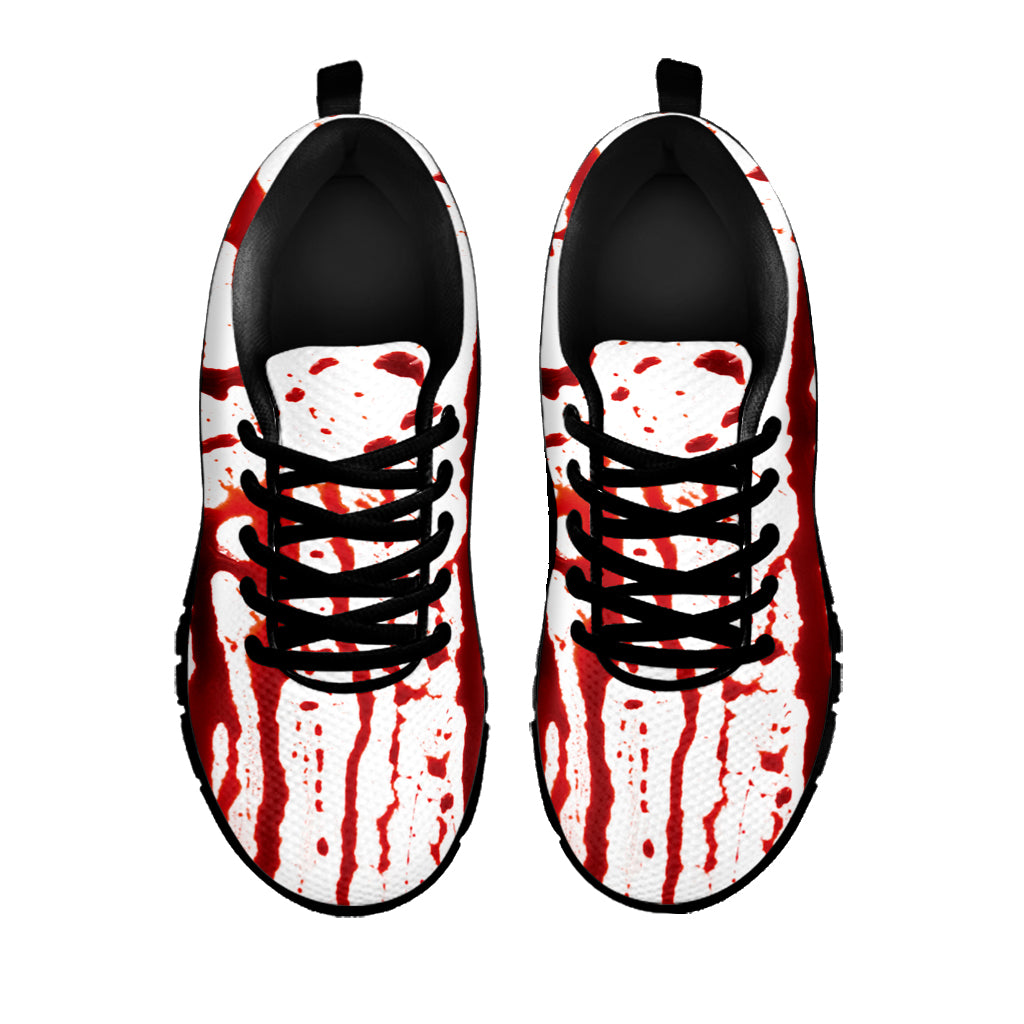 Dripping Blood Print Black Sneakers