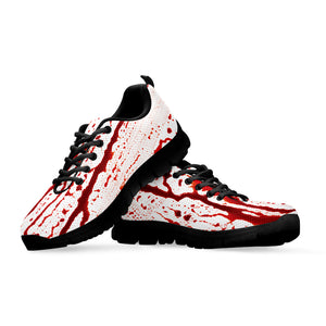 Dripping Blood Print Black Sneakers