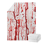 Dripping Blood Print Blanket