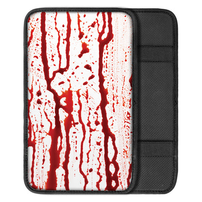 Dripping Blood Print Car Center Console Cover