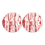 Dripping Blood Print Car Coasters