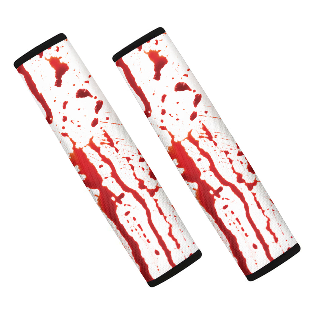 Dripping Blood Print Car Seat Belt Covers