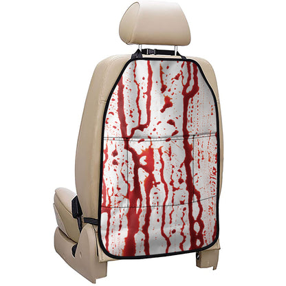 Dripping Blood Print Car Seat Organizers