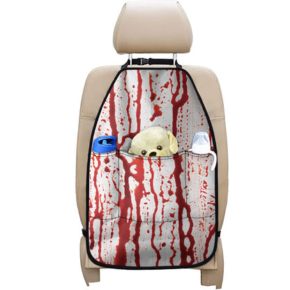 Dripping Blood Print Car Seat Organizers