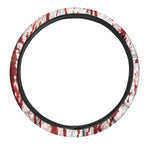 Dripping Blood Print Car Steering Wheel Cover