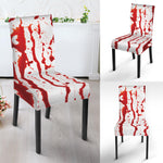 Dripping Blood Print Dining Chair Slipcover