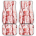 Dripping Blood Print Front and Back Car Floor Mats