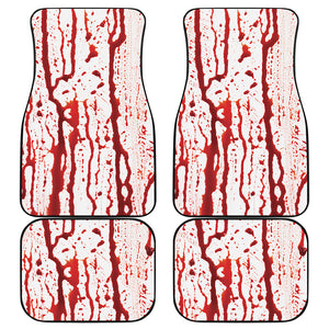 Dripping Blood Print Front and Back Car Floor Mats