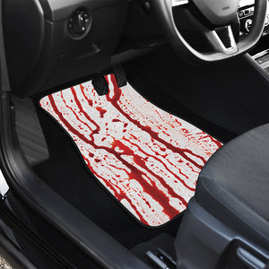 Dripping Blood Print Front and Back Car Floor Mats