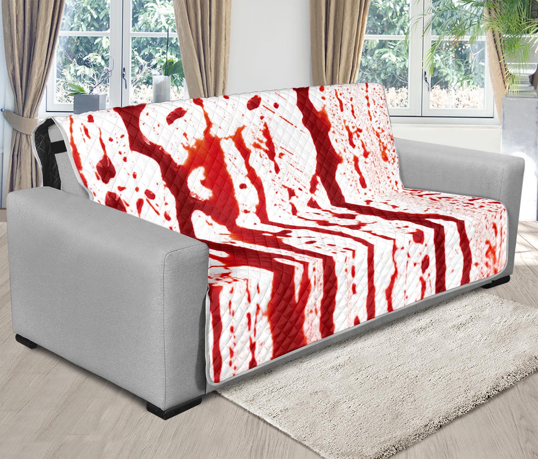 Dripping Blood Print Futon Protector