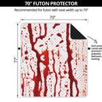 Dripping Blood Print Futon Protector