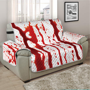 Dripping Blood Print Half Sofa Protector