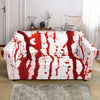 Dripping Blood Print Loveseat Slipcover