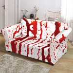 Dripping Blood Print Loveseat Slipcover