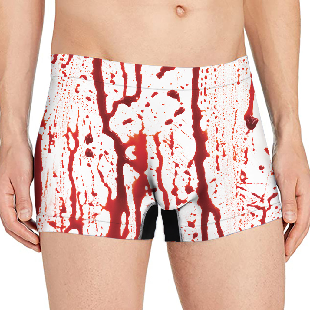 Dripping Blood Print Men's Boxer Briefs