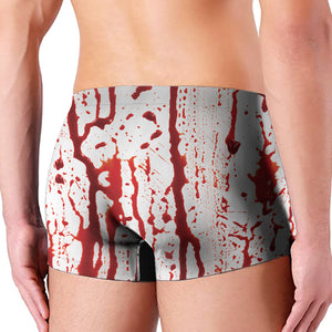 Dripping Blood Print Men's Boxer Briefs