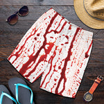 Dripping Blood Print Men's Shorts