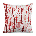 Dripping Blood Print Pillow Cover