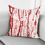 Dripping Blood Print Pillow Cover