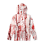 Dripping Blood Print Pullover Hoodie
