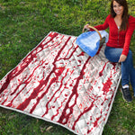 Dripping Blood Print Quilt