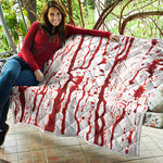 Dripping Blood Print Quilt