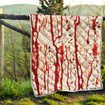 Dripping Blood Print Quilt