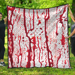 Dripping Blood Print Quilt