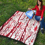 Dripping Blood Print Quilt