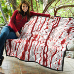 Dripping Blood Print Quilt