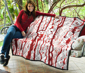 Dripping Blood Print Quilt