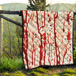 Dripping Blood Print Quilt