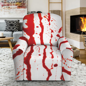 Dripping Blood Print Recliner Slipcover