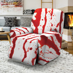 Dripping Blood Print Recliner Slipcover