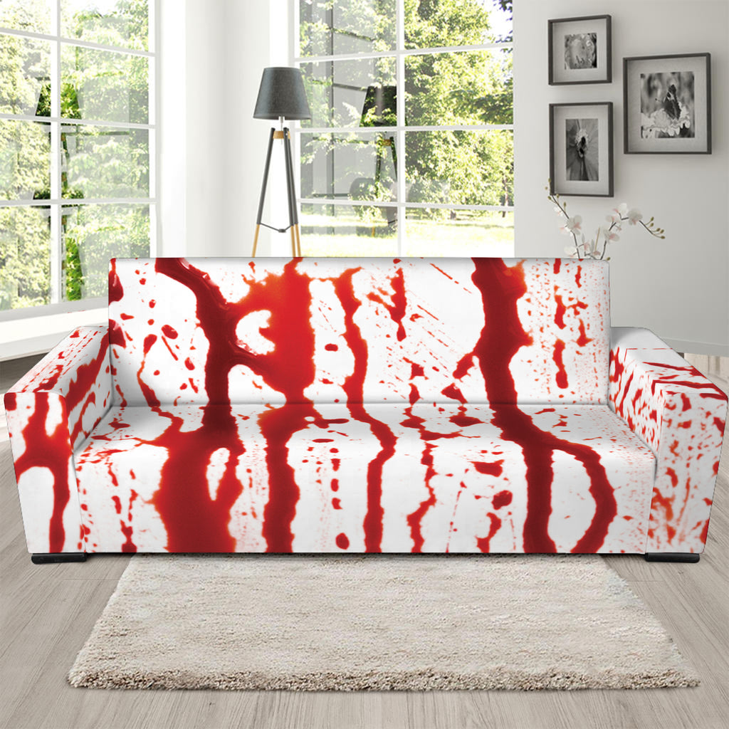 Dripping Blood Print Sofa Slipcover