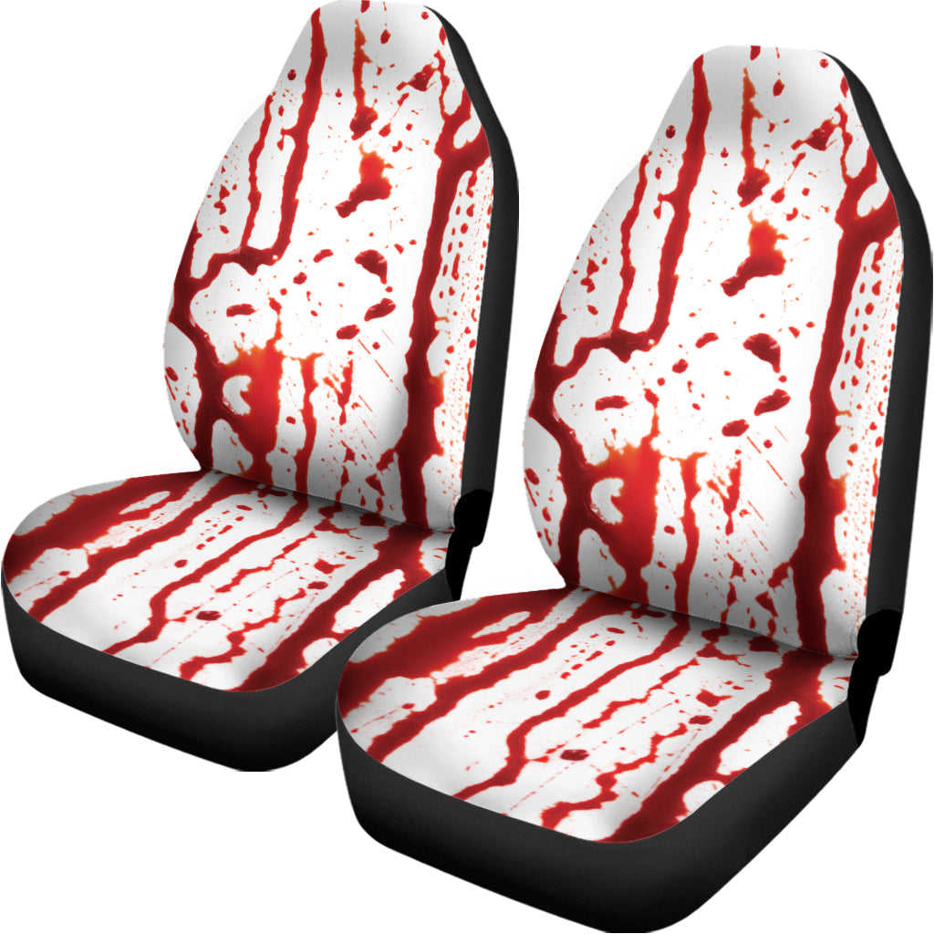 Dripping Blood Print Universal Fit Car Seat Covers