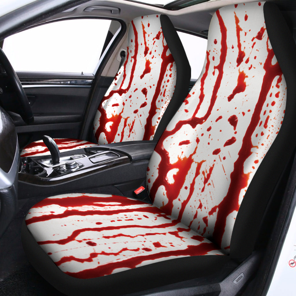 Dripping Blood Print Universal Fit Car Seat Covers