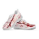 Dripping Blood Print White Sneakers