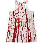 Dripping Blood Print Women's Racerback Tank Top
