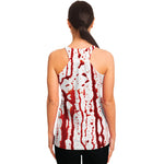 Dripping Blood Print Women's Racerback Tank Top