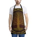 Druidic Yggdrasil Tree Print Apron