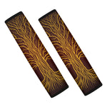 Druidic Yggdrasil Tree Print Car Seat Belt Covers